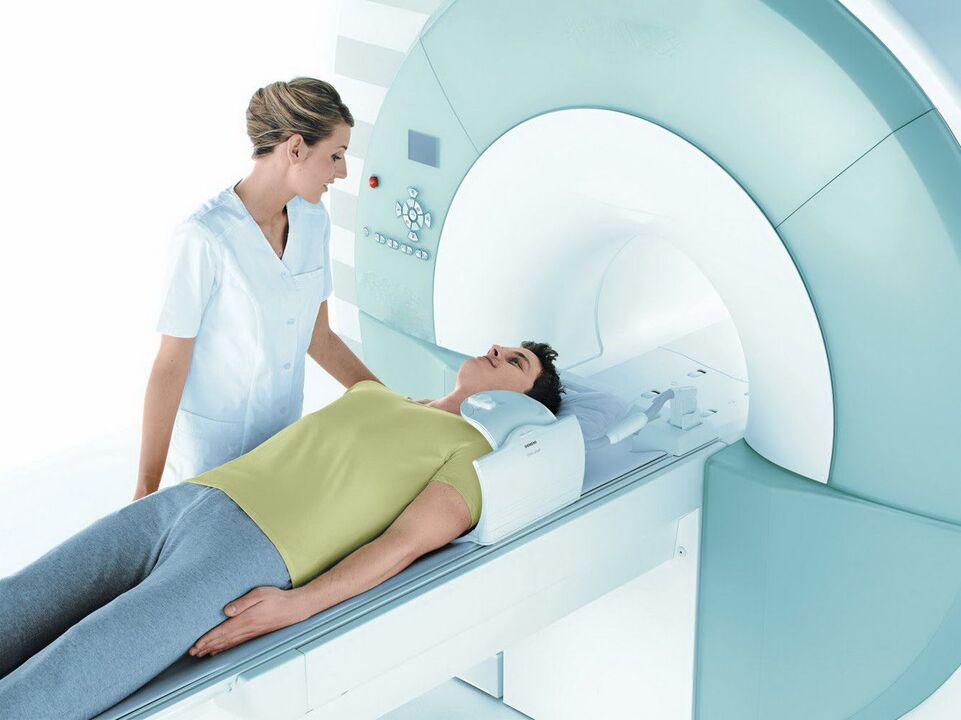 Diagnóstico por resonancia magnética de la osteocondrosis
