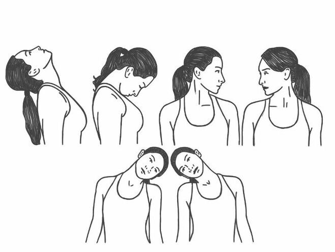 Ejercicios médicos para vértebras cervicales