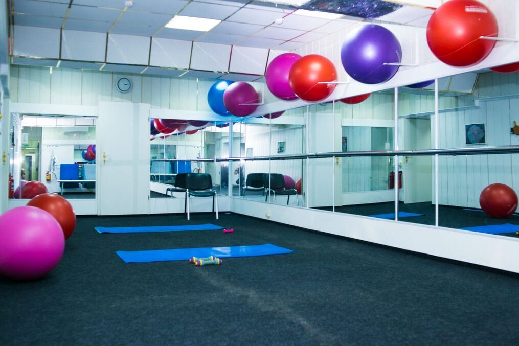 Sala de terapia deportiva
